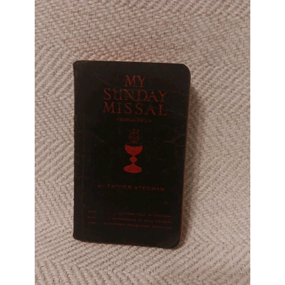 My Sunday Missal Latin/English by Father Stedman - 1956